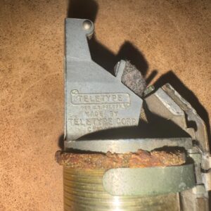 vintage western union teletype ticker tape tube telegraph Morse code ham radio