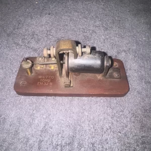 Vintage Western Union WUT CO Morse Code Signal Relay OHM Telegraph ham radio