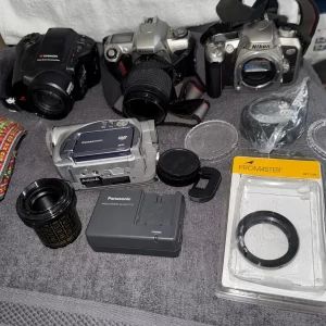 Nikon Camera Camcorder chinon panasonic dvd lense 35mm Zoom